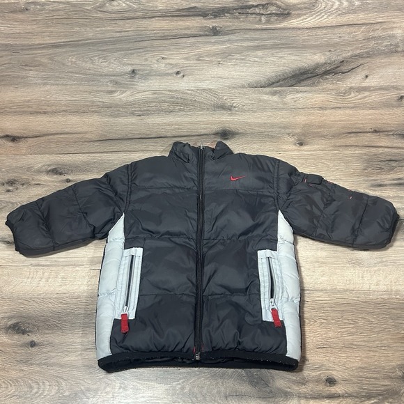 Rare Too Other - Vintage Nike youth down jacket reversible Size 3T RARE